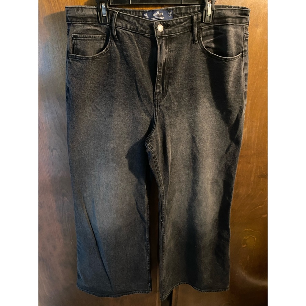 Hollister ultra high rise wide leg women juniors 17 regular